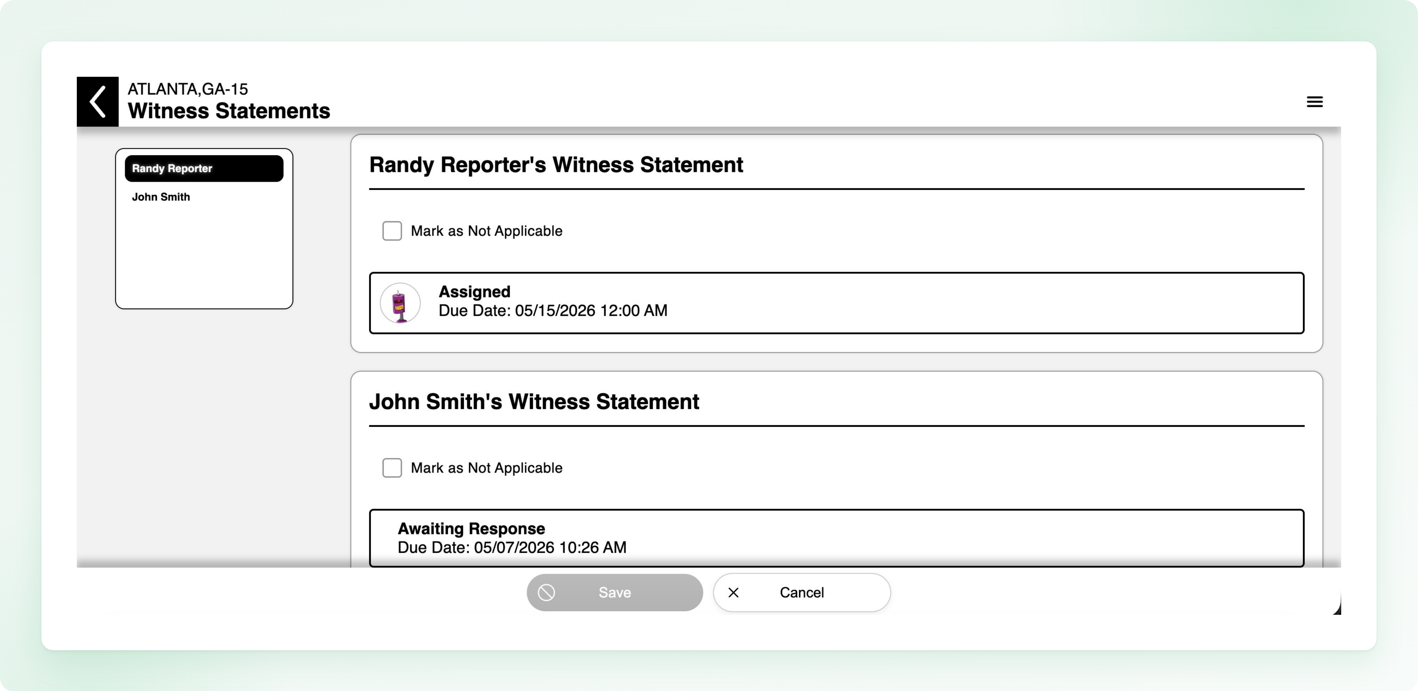 Incident Reporting