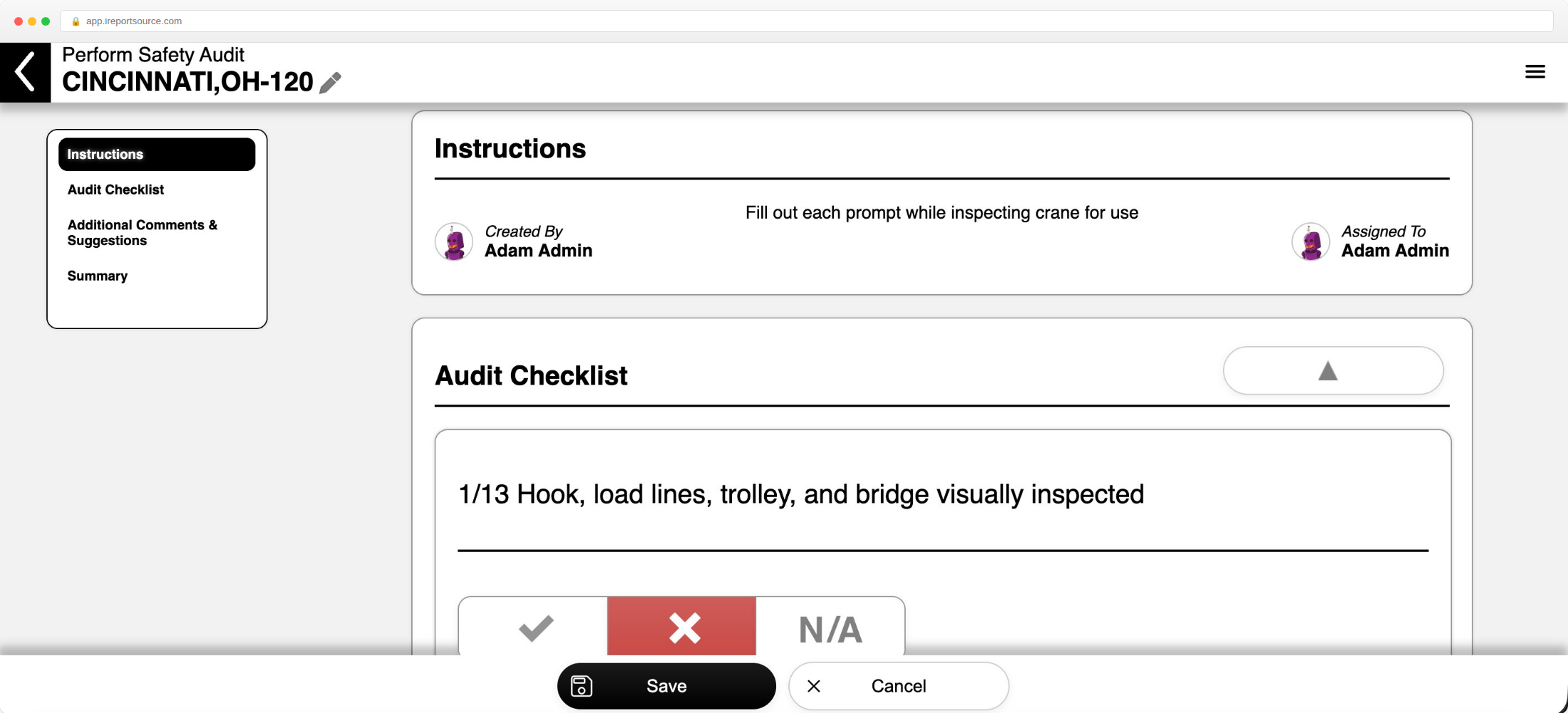 Customized Audits